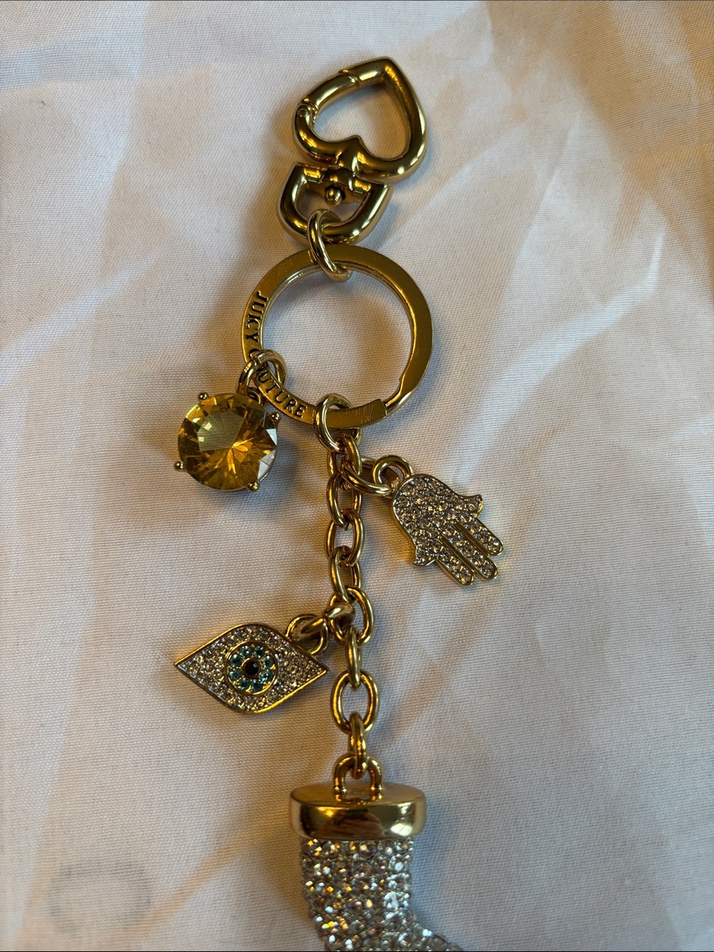 Vintage Juicy couture bag charm  Hamsa & Evil Eye htf y2k